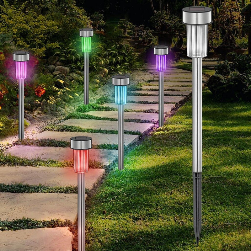 Afbeelding laden in galerijviewer, Outdoor Lights Outdoor Lights solar stekers 10 stuks LED Verschillende Lichtkleuren
