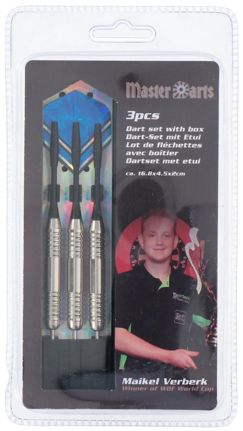 Afbeelding laden in galerijviewer, Eddy toys masterdarts dartset 24gr met etui
