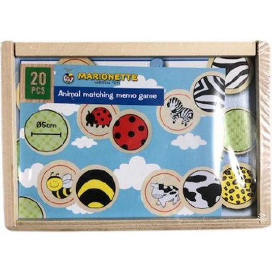 Marionettewood houten memory spel 20-delig