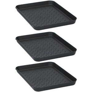 Tom multifunctionele bakken 35x27.5x3 cm 3 stuks zwart