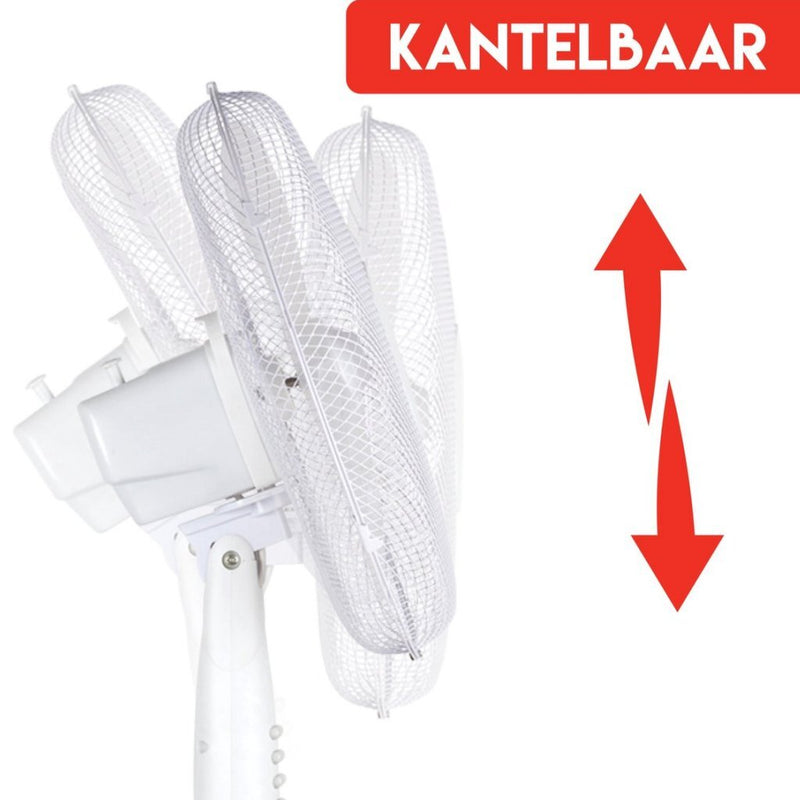 Afbeelding laden in galerijviewer, Alpina statiefventilator 40 cm wit
