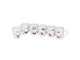 Cuisine elegance mok glimlach 150ml ø7,5x10,5x9cm