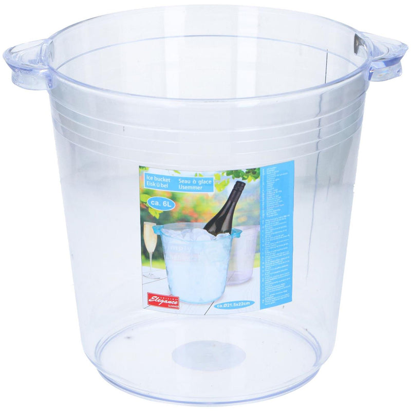 Afbeelding laden in galerijviewer, Cuisine elegance ijsemmer kunststof 26,3x21,5x22cm 6liter
