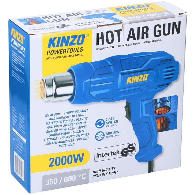 Afbeelding laden in galerijviewer, Kinzo heteluchtpistool 230v 2000w
