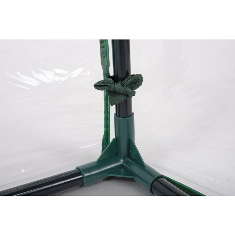 Afbeelding laden in galerijviewer, Kinzo tunnelkas met rits 130x60x50 cm transparant groen
