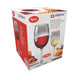 Alpina rode wijnglas in smoke kleur 465ml doos a 4 stuks