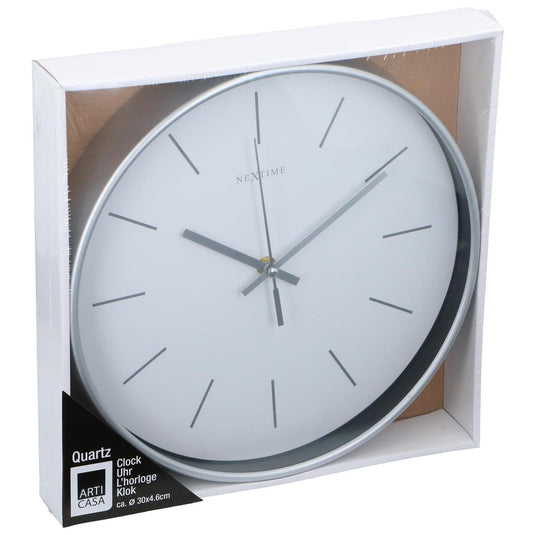 Wandklok 3 assorti wandklok dia30cm kunststof