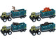Eddy toys truck met aanhanger en dino 26x9x9cm