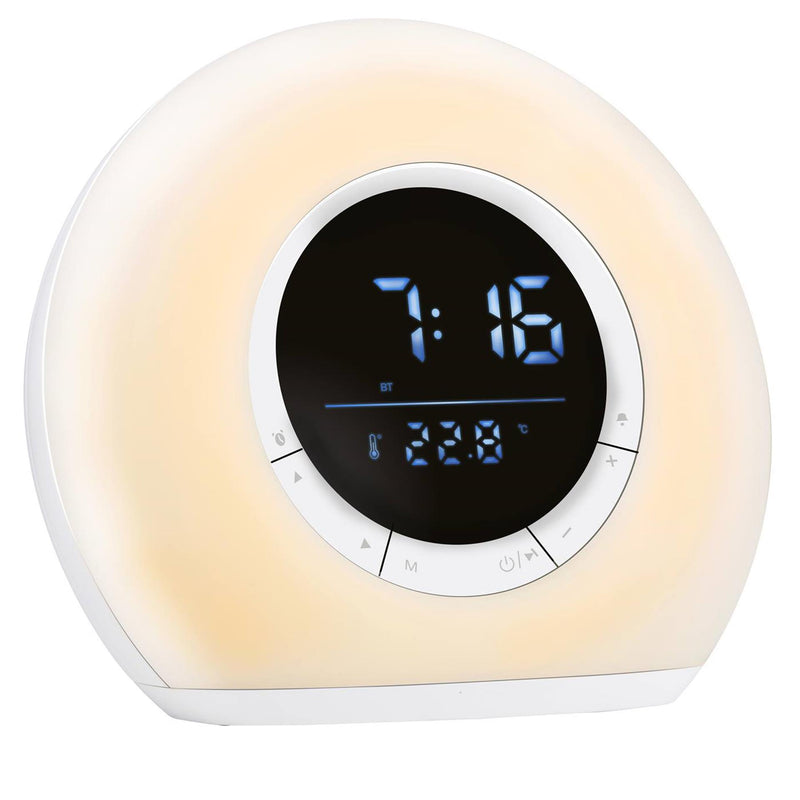 Afbeelding laden in galerijviewer, Grundig wekkerradio wake-up light met bluetooth speaker

