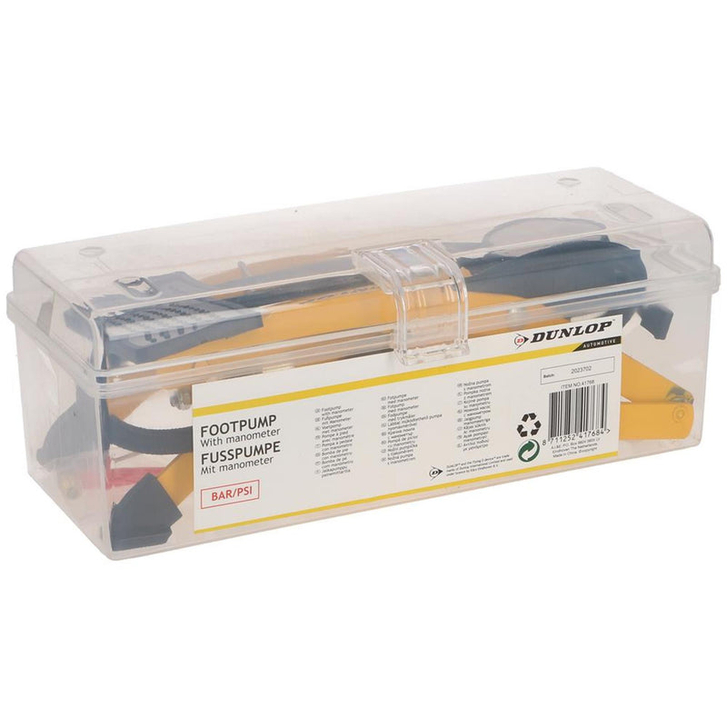 Afbeelding laden in galerijviewer, Dunlop voetpomp met manometer
