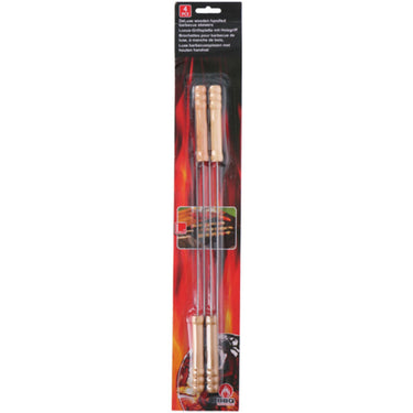 Bbq barbecue pennen spiezen 38.5cm 4 stuks