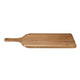 Alpina houten snijplank - borrelplank hout en tapasplank - serveerplank 57x30 cm - snijplank hout voor keuken en serveerplanken - kaasplank duurzaam design