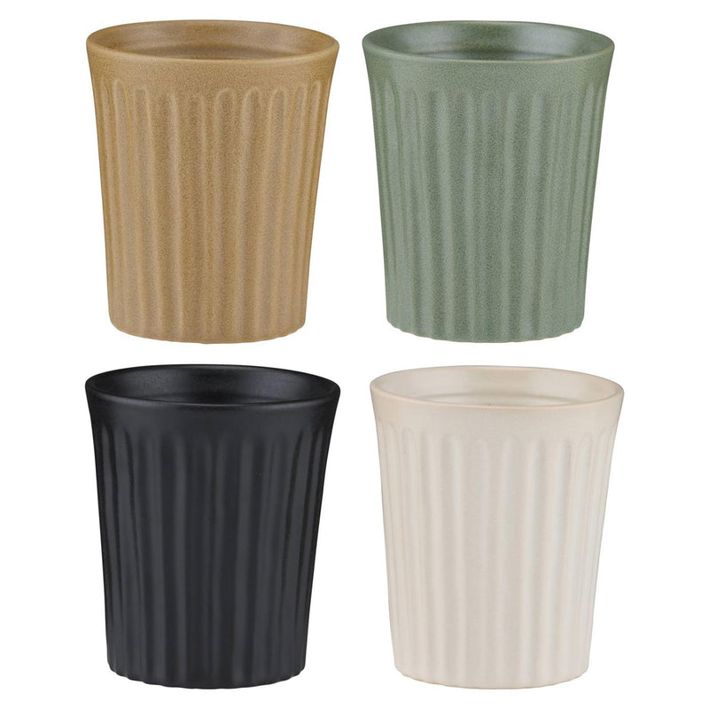 Afbeelding laden in galerijviewer, Mokje aardewerk 150ml set a 4 stuks
