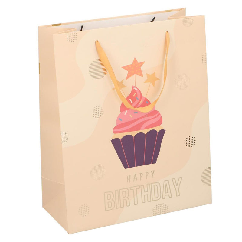 Afbeelding laden in galerijviewer, Geschenktas birthday cake 32x26cm

