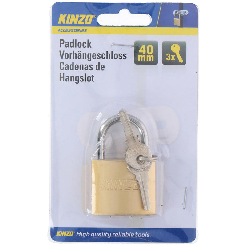 Afbeelding laden in galerijviewer, Hangslot 40mm kinzo hangslot 40mm
