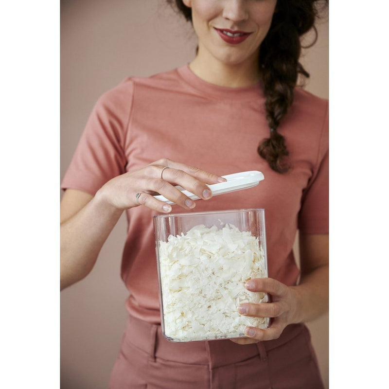 Afbeelding laden in galerijviewer, Mepal modula voorraaddoos 2000ml wit 14,4x9x22,2cm
