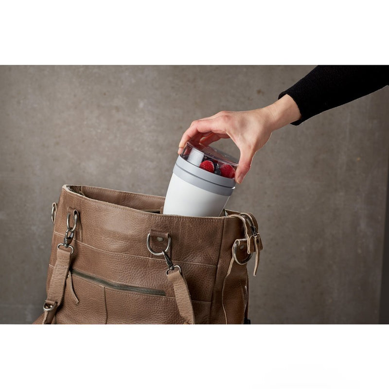 Afbeelding laden in galerijviewer, Mepal ellipse lunchpot 500+200 ml nordic white
