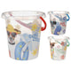 Basic Transparante Emmer met Print 12L