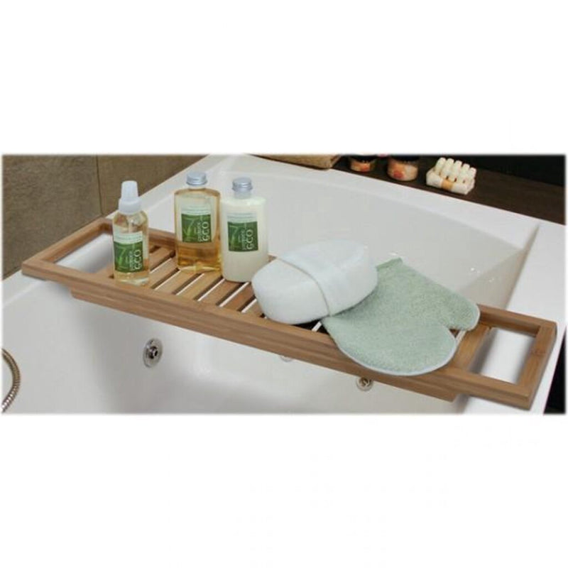 Afbeelding laden in galerijviewer, Bathroom solutions bamboe badrek 64x15 cm
