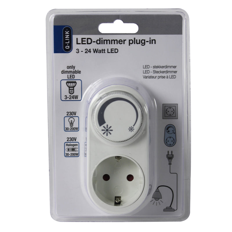 Afbeelding laden in galerijviewer, Q-link universeel stekkerdimmer led 3-24w
