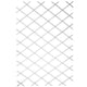 Nature tuinlatwerk 100x200 cm pvc wit 6040703