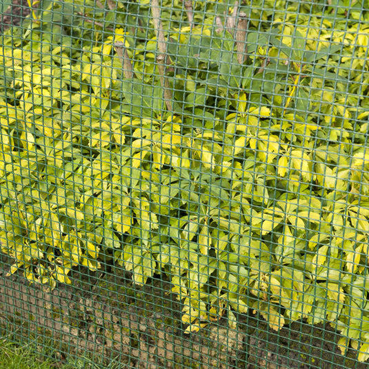 Nature tuinscherm vierkant gaas 5x5 mm 1x3 m groen