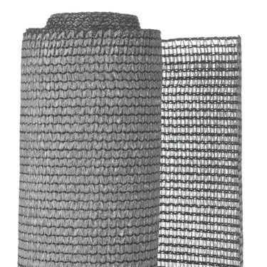 Nature - schermgaas - 1 x 3m - grijs - met bevestiging-set