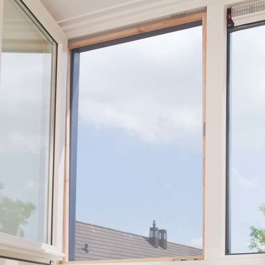 Nature muggennet 1x3 m glasvezel zwart