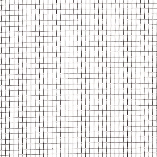 Nature muggennet 1x2 m aluminium grijs
