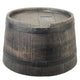 Nature regentonstandaard met hout-look 30,5x58 cm bruin
