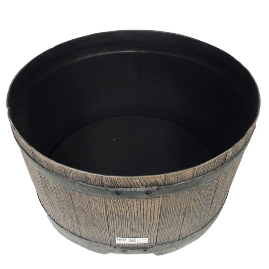 Nature regentonstandaard met hout-look 30,5x58 cm bruin