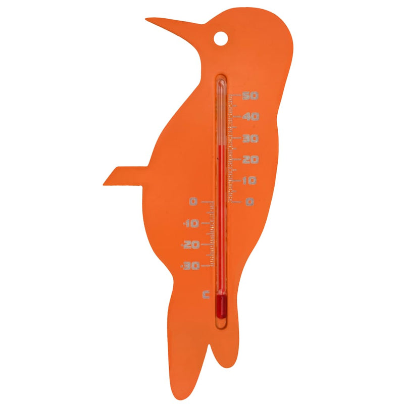 Afbeelding laden in galerijviewer, Nature wandthermometer vink oranje
