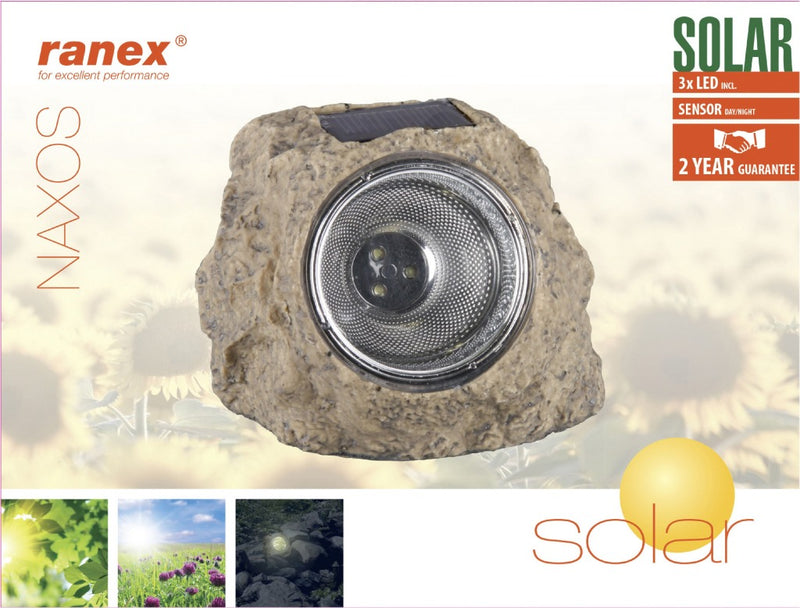 Afbeelding laden in galerijviewer, Ranex ra-5000154 solar tuinlamp 3 led
