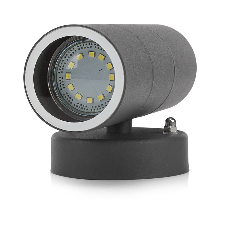 Afbeelding laden in galerijviewer, Smartwares gwl-176-hg buiten wandlamp grijs rvs
