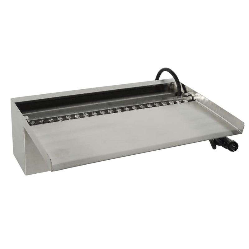 Afbeelding laden in galerijviewer, Ubbink waterval niagara led 30 cm zilverkleurig 1312124
