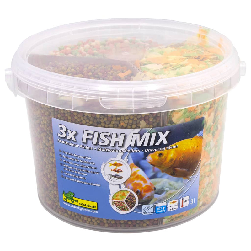 Afbeelding laden in galerijviewer, Ubbink visvoer multi-mix fish mix 3 l
