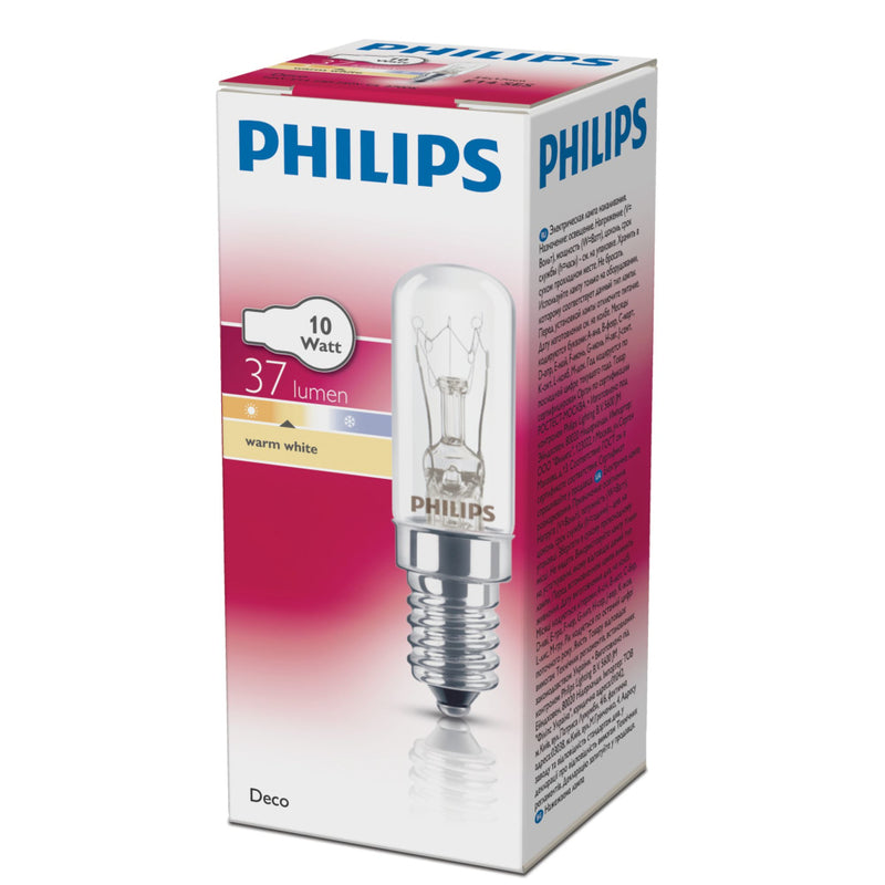 Afbeelding laden in galerijviewer, Philips deco rl t 17 10w e14 k p gloeilamp warm wit
