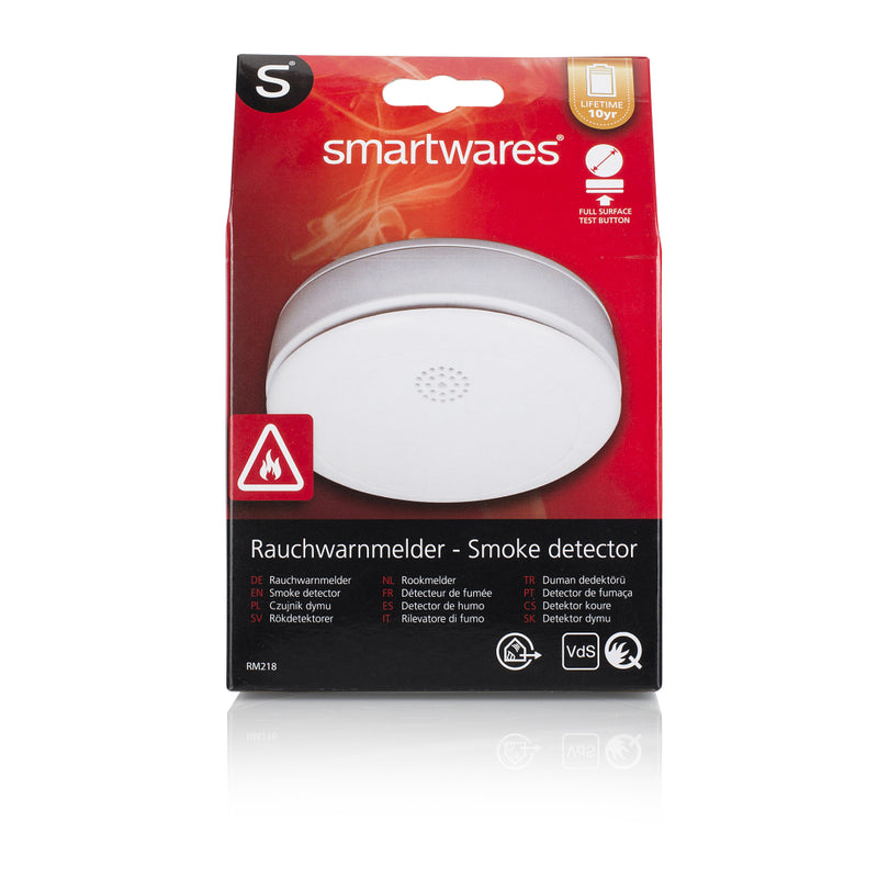 Afbeelding laden in galerijviewer, Smartwares rm218 rookmelder set 3 stuks wit

