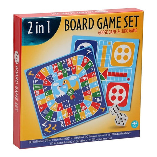 Bordspel 2 in 1. ganzebord en mens erger