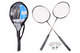 Johntoy sports active badminton set met shuttles