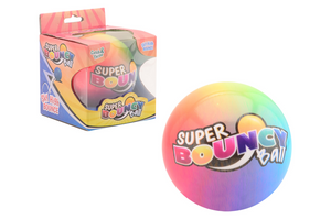 Johntoy super pu stuiterbal in doos 10cm
