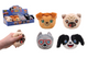 Johntoy slow rise plushe squeez honden 4 assorti