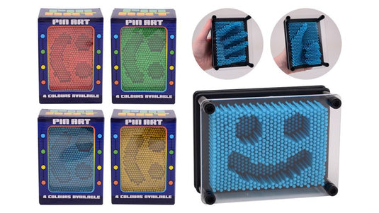 Pin art in doos. 4 assortie. 4+ | 4 stuks