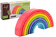 Jouéco regenboog hout, 7 delig. 2+