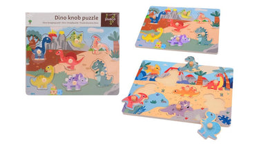 Jouéco knoppuzzel dinosaurus. 3+ 2 assor