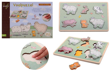 Johntoy mike molly zachte vakjes puzzel. 2+