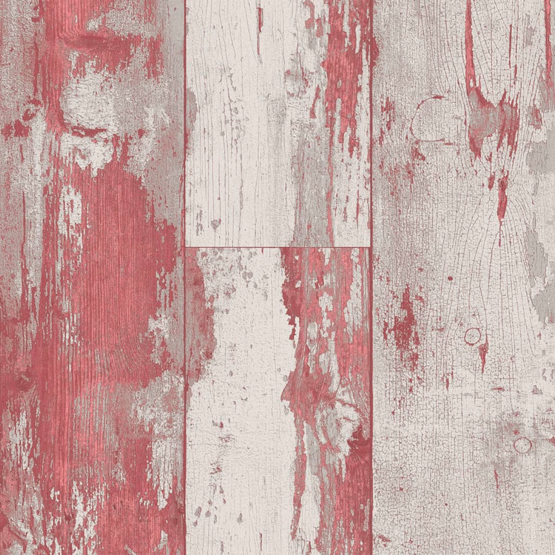 Afbeelding laden in galerijviewer, Dutch wallcoverings behang hout rood en beige
