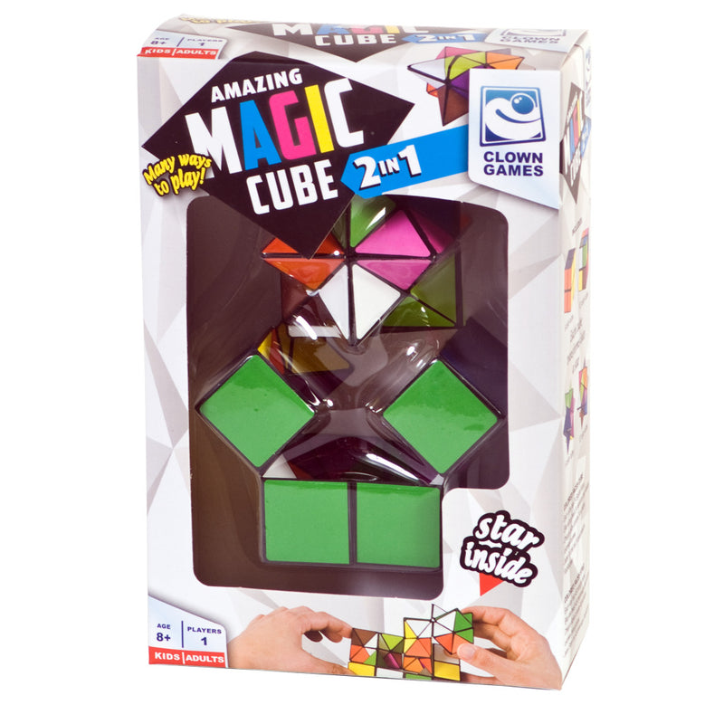 Afbeelding laden in galerijviewer, Clown games clown magic puzzel cube 2-in-1
