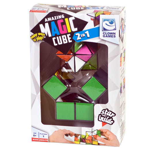 Clown games clown magic puzzel cube 2-in-1