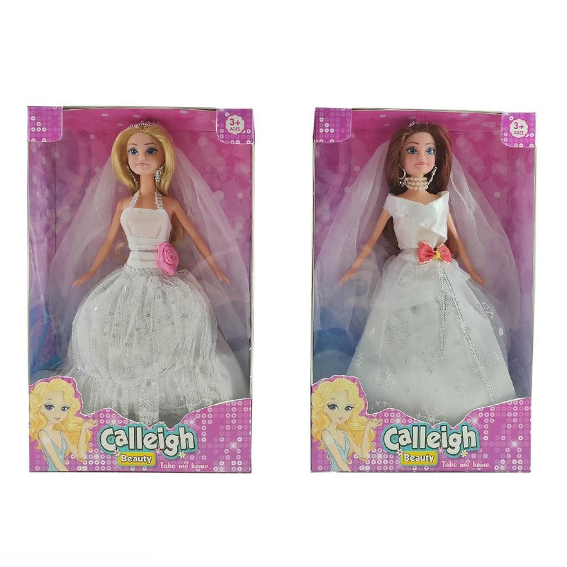 Afbeelding laden in galerijviewer, Basic calleigh bruid pop 29 cm
